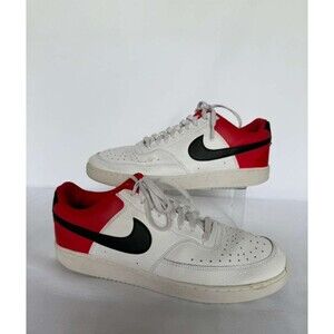 Nike Court Vision Low Sneakers – Men’s Size 12 (White/Red/Black)
